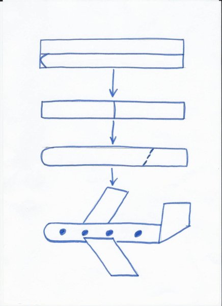 Аппликация в ср.гр.летят самолеты
