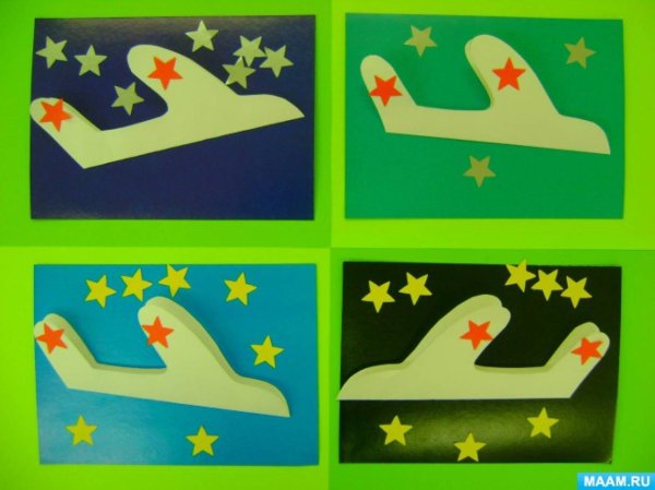 Самолеты. Аппликация