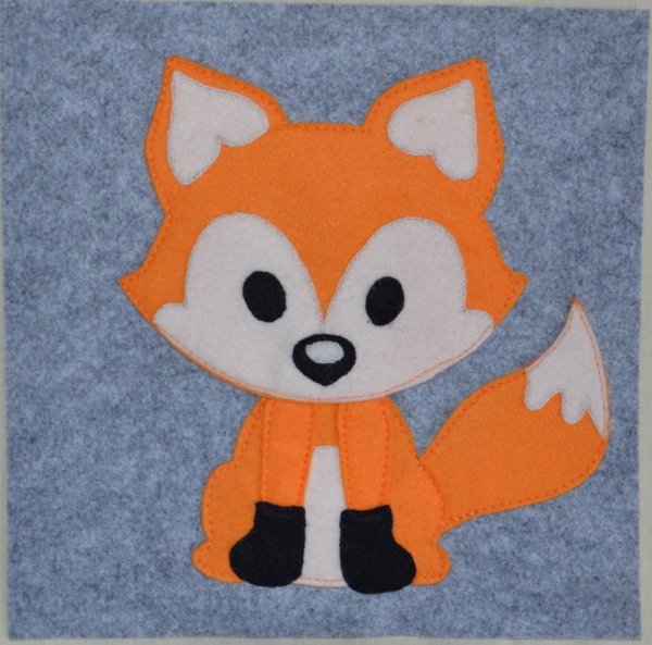 Аппликация лиса