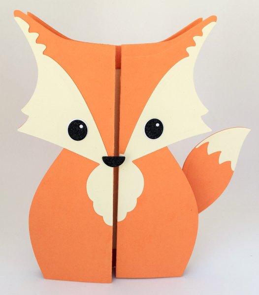 Поделка лиса из бумаги для детей