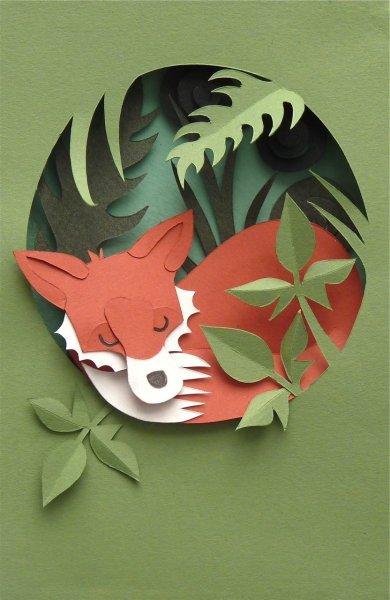 Бумажные картины Хелен Масселвайт