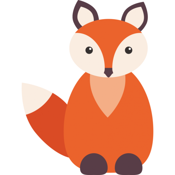 Аппликация лиса