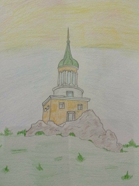 Лисья гора рисунок карандашом