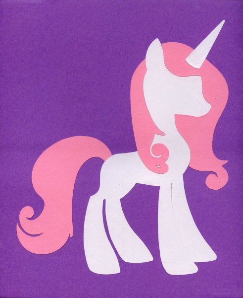 Аппликация для детей пони