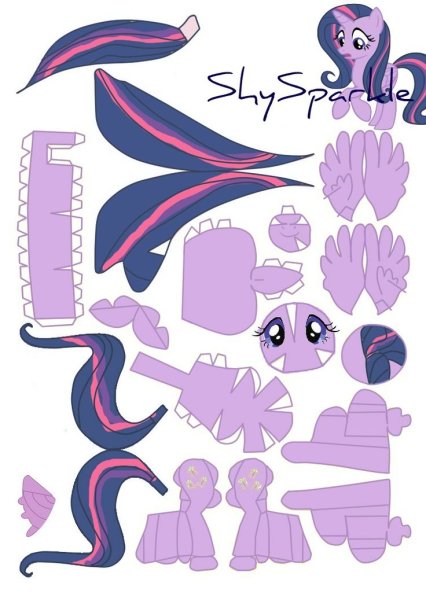 Паперкрафт my little Pony