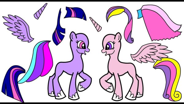 Пони вырезать