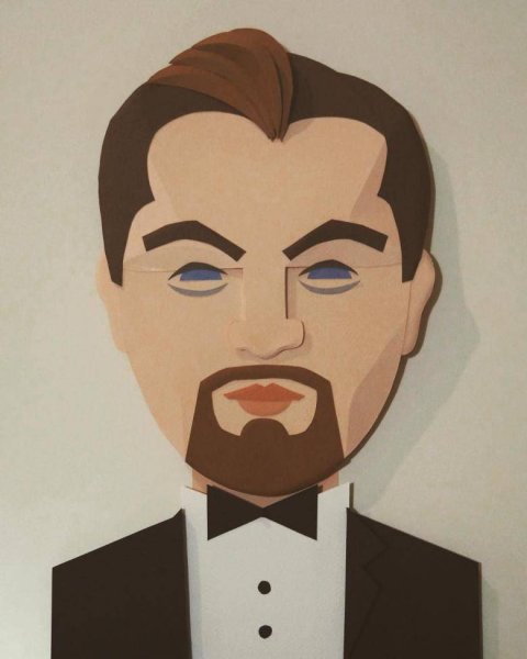 Портрет аппликация