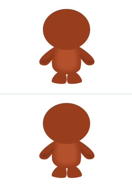 Заготовки к аппликации Чебурашка