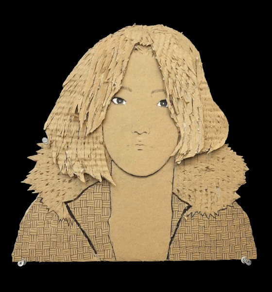 Портрет из гофрокартона