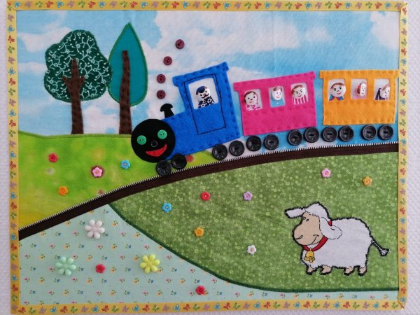 Аппликация трактор