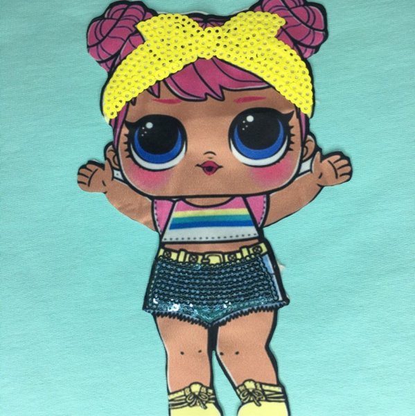 Ткань кукла ЛОЛ