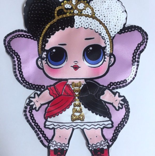 Аппликация кукла ЛОЛ