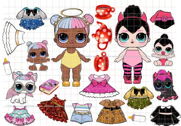 Одевашка кукла lol