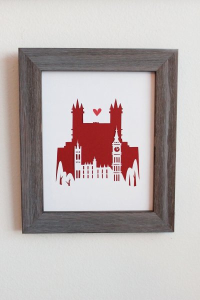 Киригами Биг Бен