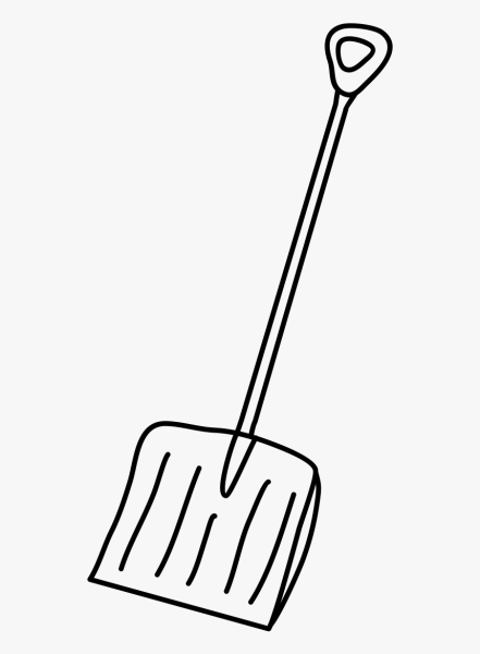 Снеговая лопата вектор