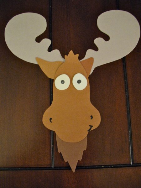 Лось из картона своими руками