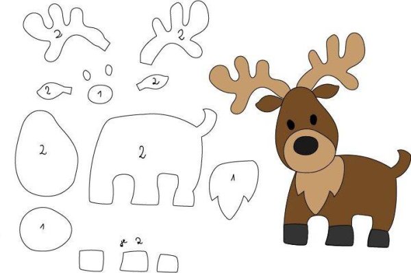 Аппликация «животные»