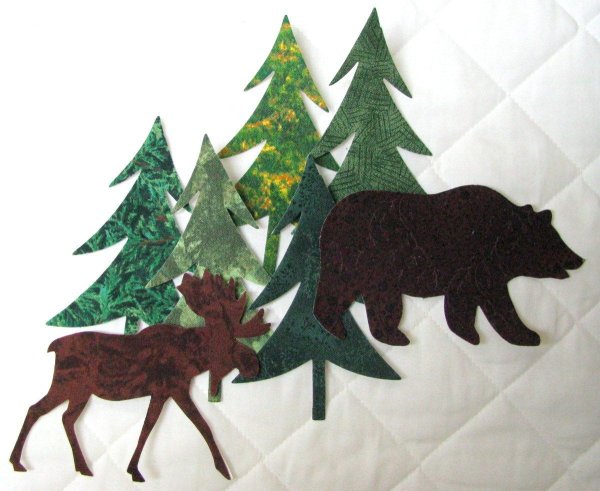 Аппликация Лось в подготовительной группе