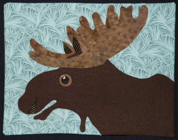 Лось из фетра аппликация
