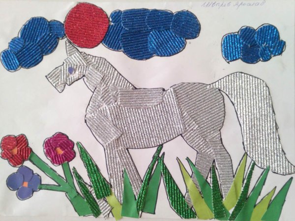 Поделка лошадь