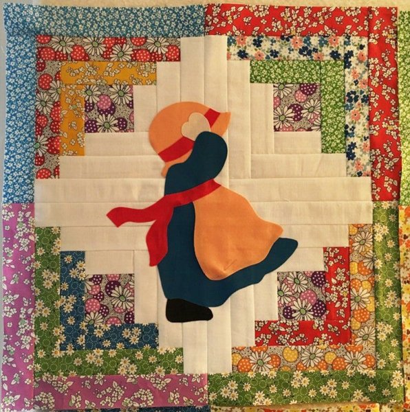 Пэчворк аппликация Сью