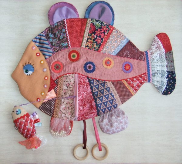 Игрушки в стиле пэчворк