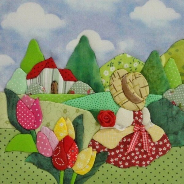 Техника кинусайга пэчворк