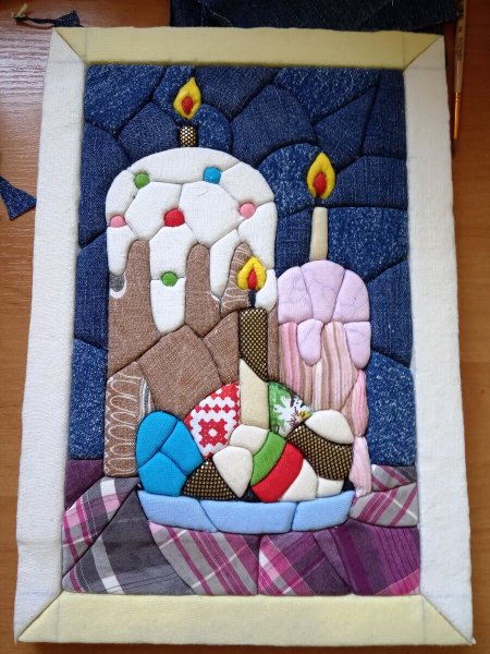 Техника кинусайга пэчворк