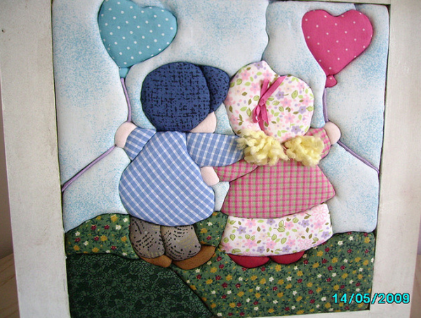 Пэчворк без иглы кинусайга