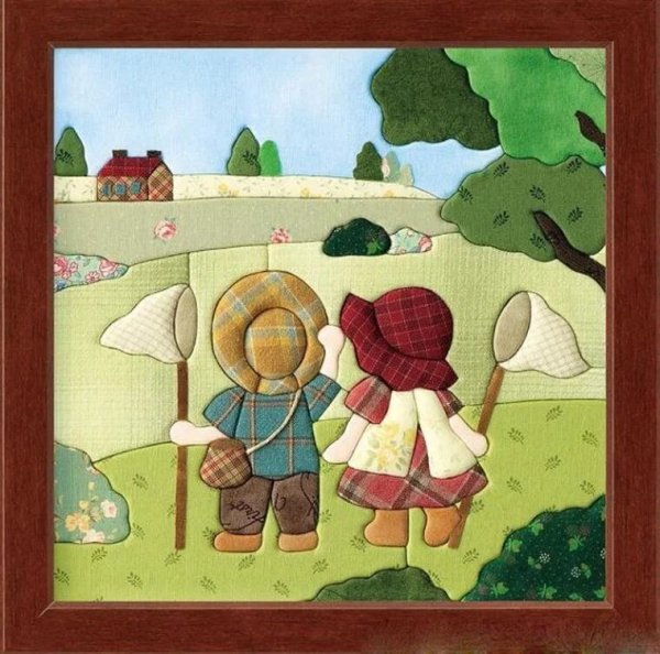 Японский пэчворк кинусайга