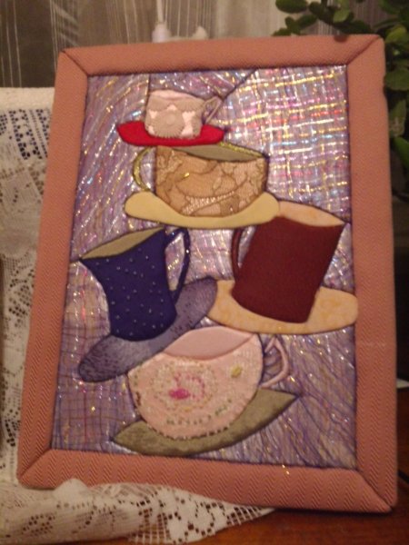 Лоскутное панно «матрица» Ольги Жареновой