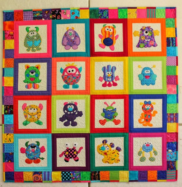 Детское лоскутное одеяло