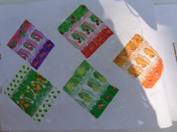 Панно из фантиков