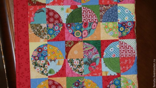 Аппликация лоскутное одеяло в средней группе