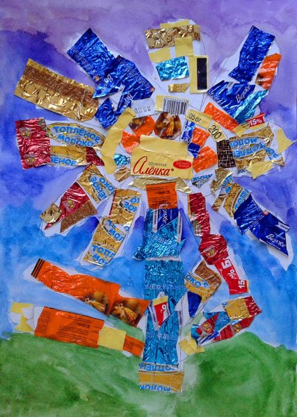 Поделки из фантиков