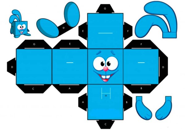 Развертки для склеивания для детей