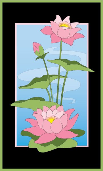 Кувшинка аппликация для детей