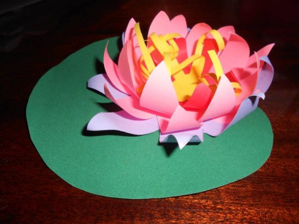 Лотос из бумаги