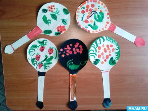 Рисование ложки в средней группе