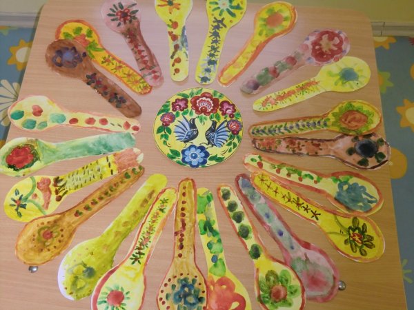 Народно прикладное искусство в средней группе