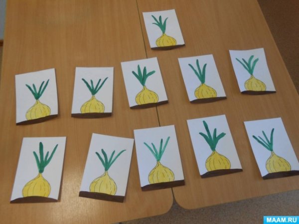 Рисование лука средняя группа