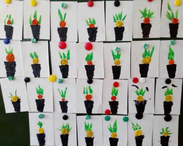 Посадка лука с детьми в детском саду