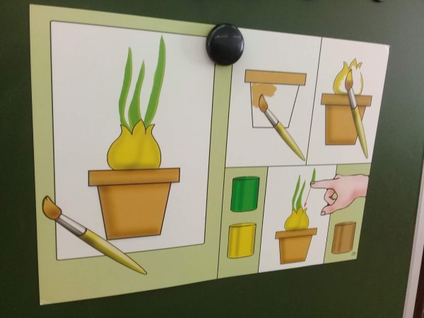 Аппликация лук