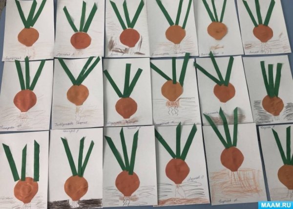 Рисование лука в старшей группе