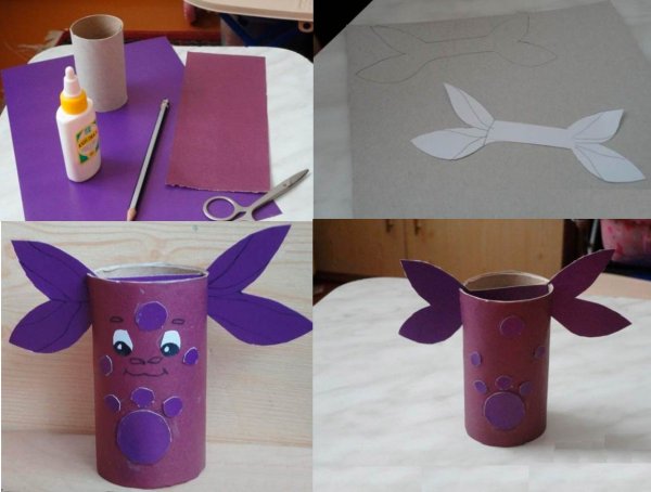 Лунтик поделка из бумаги