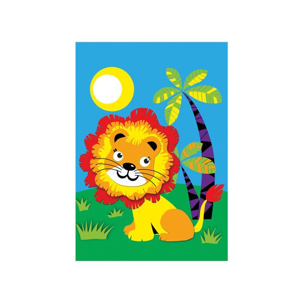 Объемная аппликация Лев