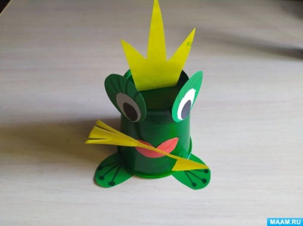 Царевна лягушка поделка из бумаги