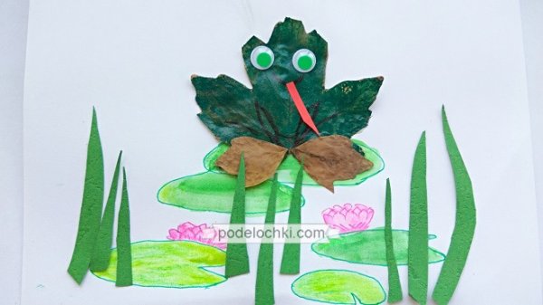 Аппликация на болоте