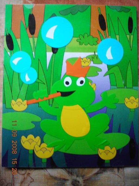Аппликация лягушата