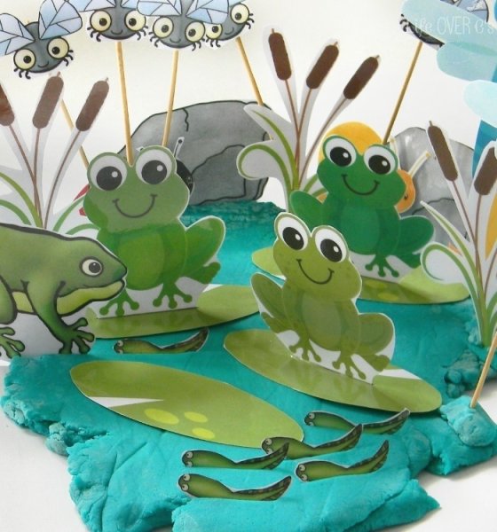 Поделка водоем